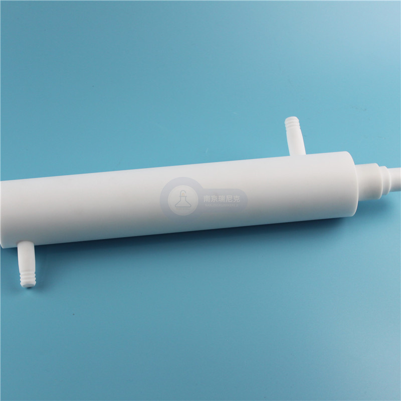 四氟冷凝管氫氟酸專(zhuān)用特氟龍冷凝管四氟減壓蒸餾裝置